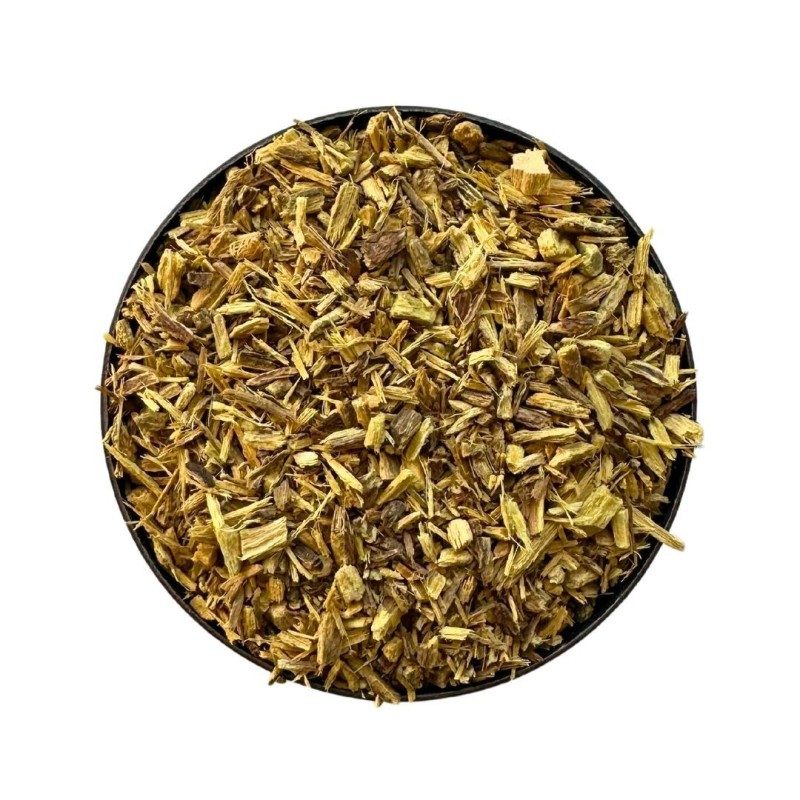 Réglisse ratissée coupée 100 GRS. Réglisse ratissée coupée 100 GRS.