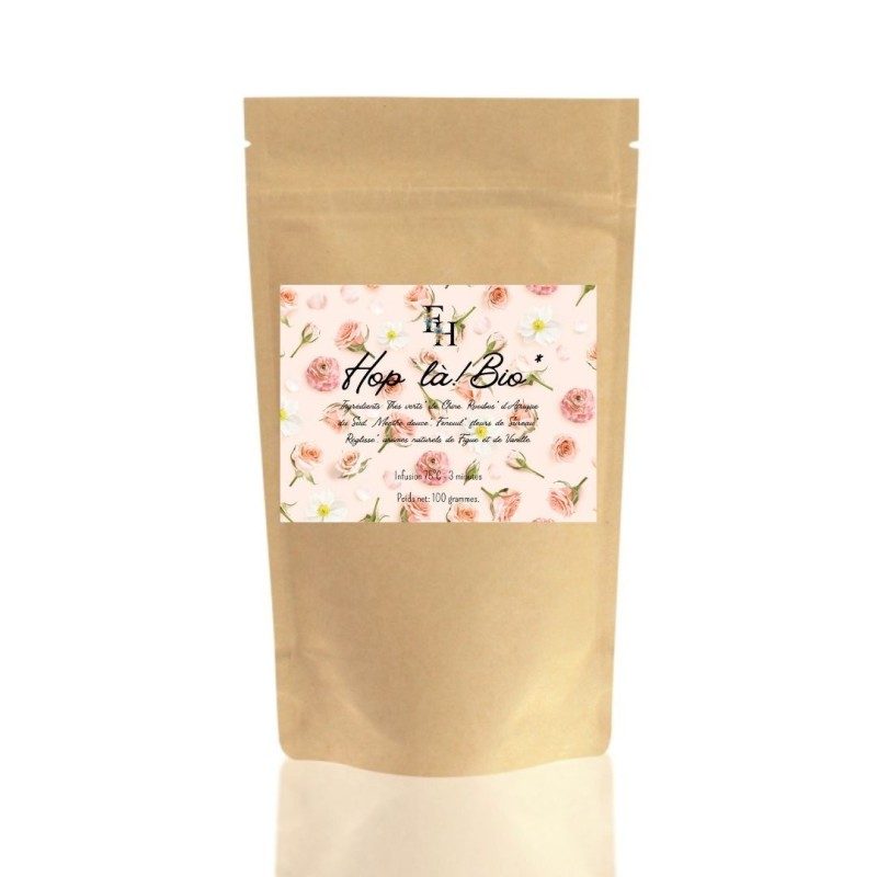 Hop là! Bio - Thé Vert - Sachet 100 grammes Hop là! Bio - Thé Vert - Sachet 100 grammes