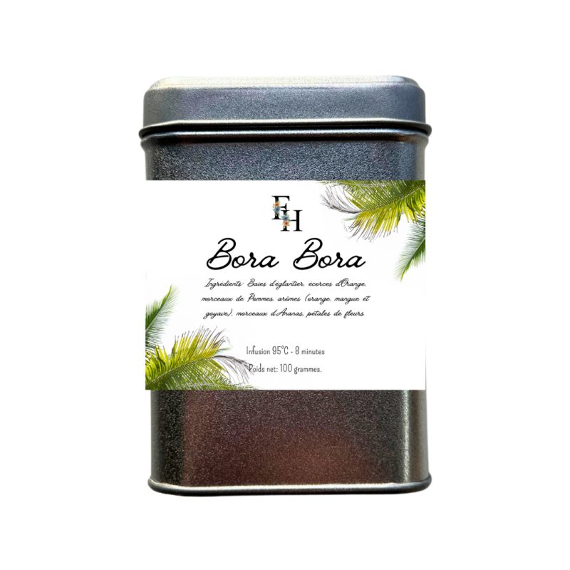 Bora Bora - Infusion aromatisée - Sachet 100 grammes Bora Bora - Infusion aromatisée - Sachet 100 grammes