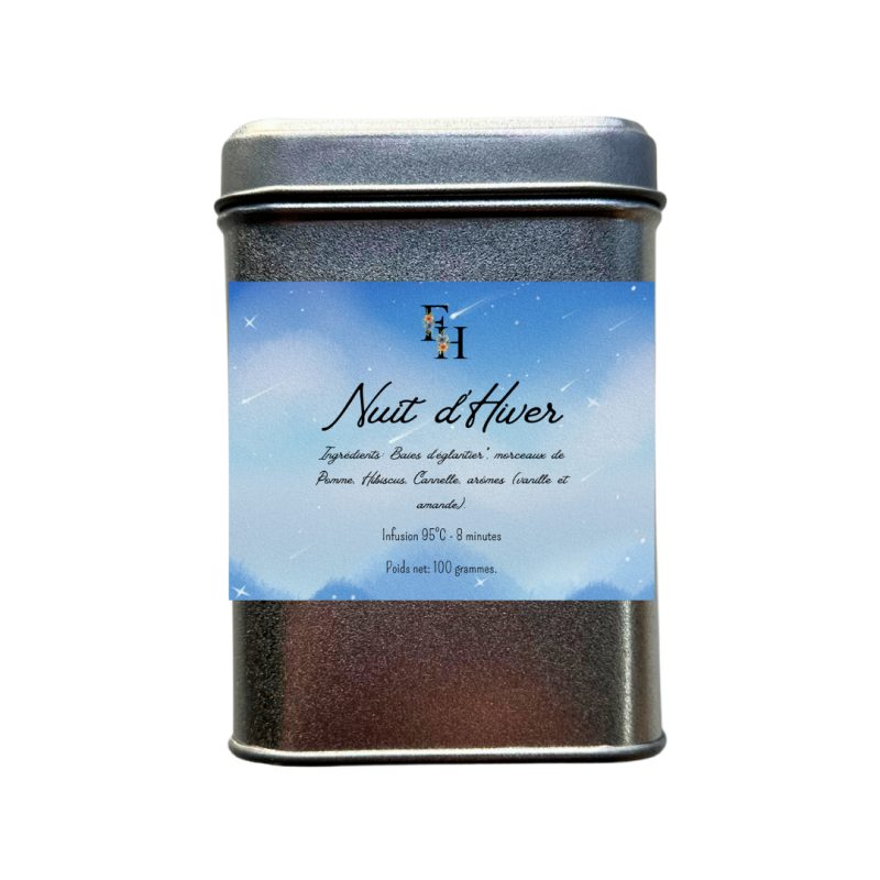 Nuits d'Hiver - Infusion aromatisée bio - Sachet 100 grammes
