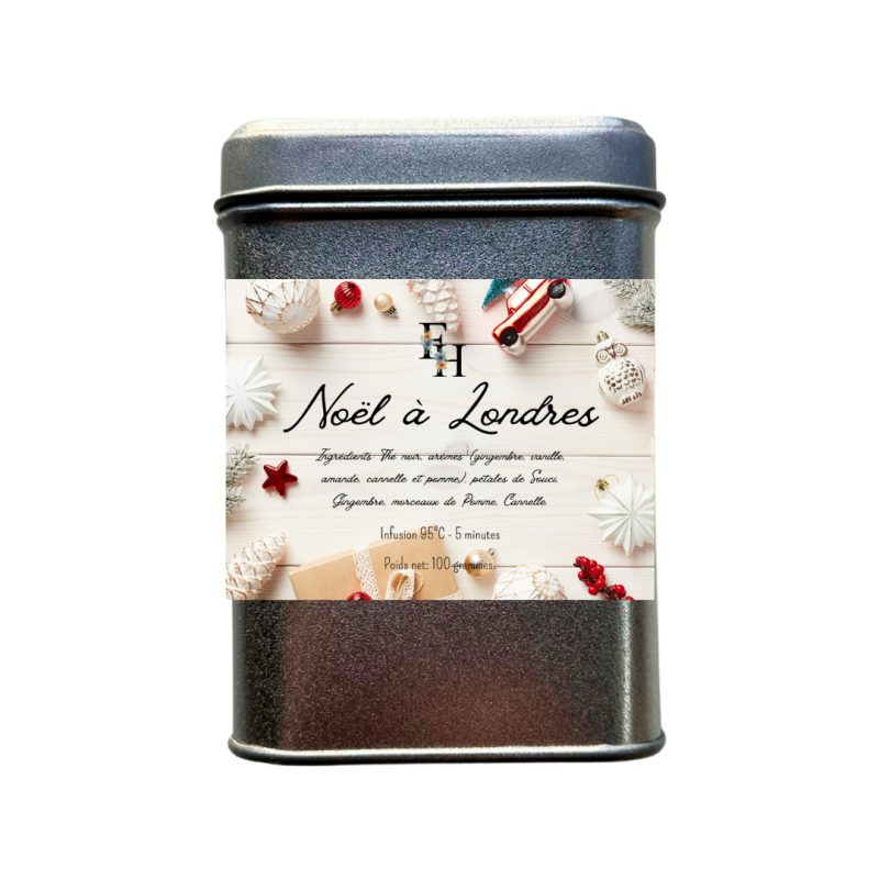 Noël à Londres - Thé noir - Sachet 100 grammes Noël à Londres - Thé noir - Sachet 100 grammes