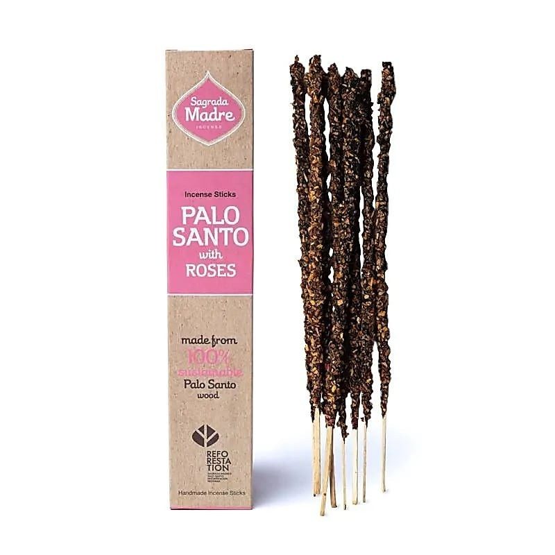 Encens Palo Santo avec Rose - Sagrada Madre