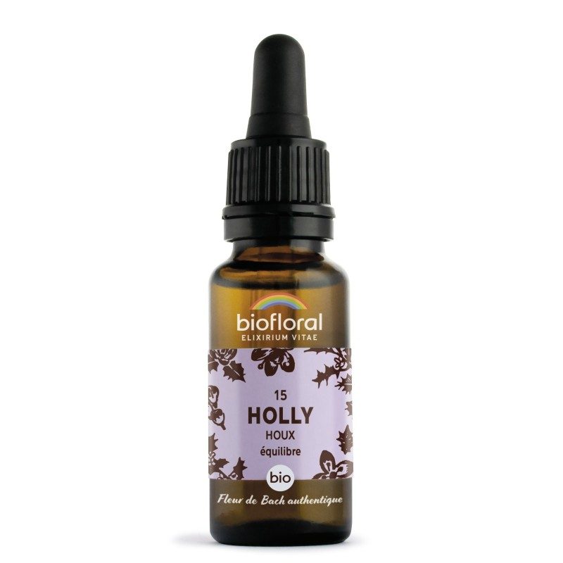 FLEURS DE BACH n°15 Holly, Houx FLEURS DE BACH n°15 Holly, Houx