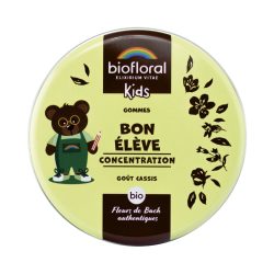 FLEURS DE BACH Bon élève GOMMES Bio sans alcool - Concentration Kids