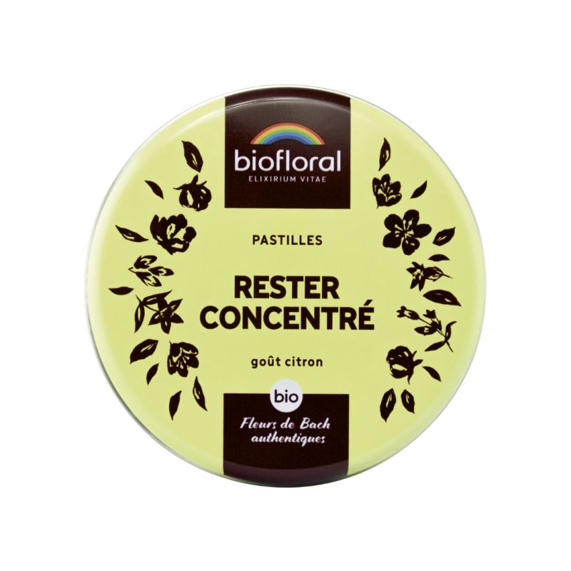 FLEURS DE BACH Rester Concentré BIO - Pastilles - Biofloral FLEURS DE BACH Rester Concentré BIO - Pastilles - Biofloral
