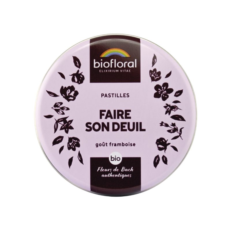 FLEURS DE BACH Faire son Deuil BIO - Pastilles - Biofloral FLEURS DE BACH Faire son Deuil BIO - Pastilles - Biofloral