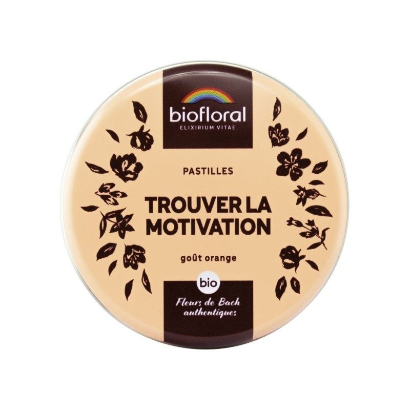 FLEURS DE BACH Trouver la Motivation BIO - Pastilles - Biofloral FLEURS DE BACH Trouver la Motivation BIO - Pastilles - Biofloral