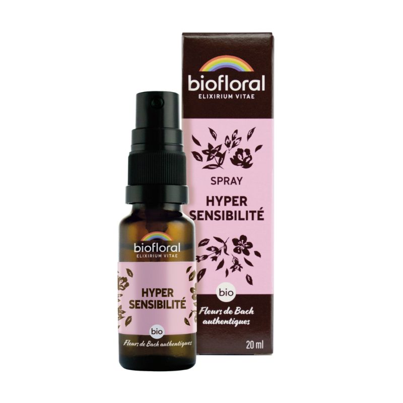 FLEURS DE BACH Hypersensibilité BIO - Spray - Biofloral FLEURS DE BACH Hypersensibilité BIO - Spray - Biofloral