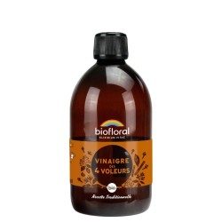 Vinaigre des 4 Voleurs - Stimulant naturel de l'organisme - BIOFLORAL
