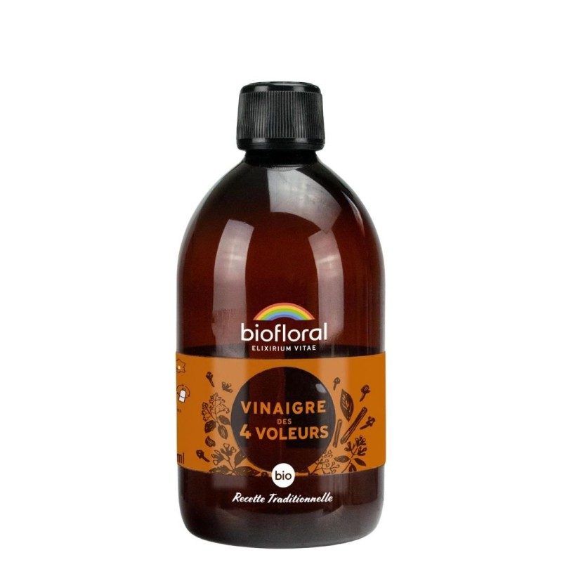 Vinaigre des 4 Voleurs - Stimulant naturel de l'organisme - BIOFLORAL Vinaigre des 4 Voleurs - Stimulant naturel de l'organisme - BIOFLORAL