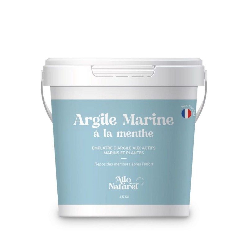 Argile Marine à la Menthe - Pot de 1,5kg Argile Marine à la Menthe - Pot de 1,5kg