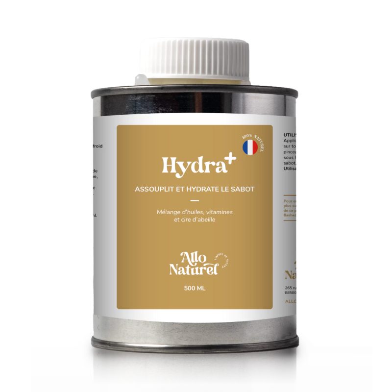 Hydra + - Soin naturel pour l'hydratation du sabot - Pot de 500ml Hydra + - Soin naturel pour l'hydratation du sabot - Pot de 500ml