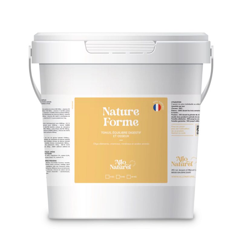 Nature Forme - Tonus, équilibre digestif et osseux cheval - 4kg Nature Forme - Tonus, équilibre digestif et osseux cheval - 4kg