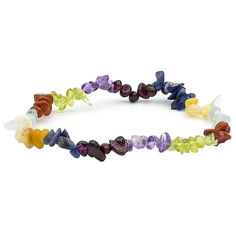 Bracelet élastique 7 fragments de Chakra