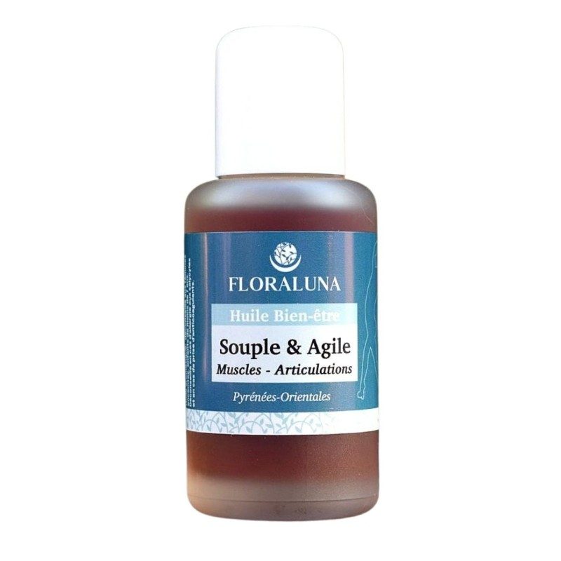 Souple & Agile - Huile de massage camphrée, apaisante et décontractante Souple & Agile - Huile de massage camphrée, apaisante et décontractante
