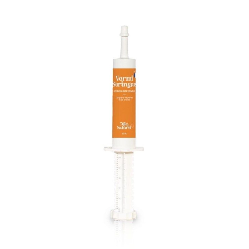 Vermi Seringue chevaux - Soin contre les parasites intestinaux - 60ml Vermi Seringue chevaux - Soin contre les parasites intestinaux - 60ml