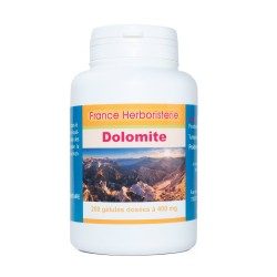 DOLOMITE GELULES 120 Kapseln mit einer Dosierung von 600 mg. - France Herboristerie