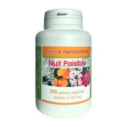 NIGHT PAISIBLE 100 capsules 250 mg pure powder - France Herboristerie