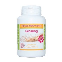 GELULES GINSENG rouge panax meyer 120 gélules dosées à 360 mg. - France Herboristerie