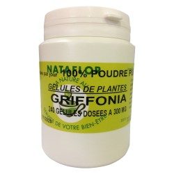 GELULES GRiFFONIA simplicitifolia 300 mg. 120 capsules. - France Herboristerie