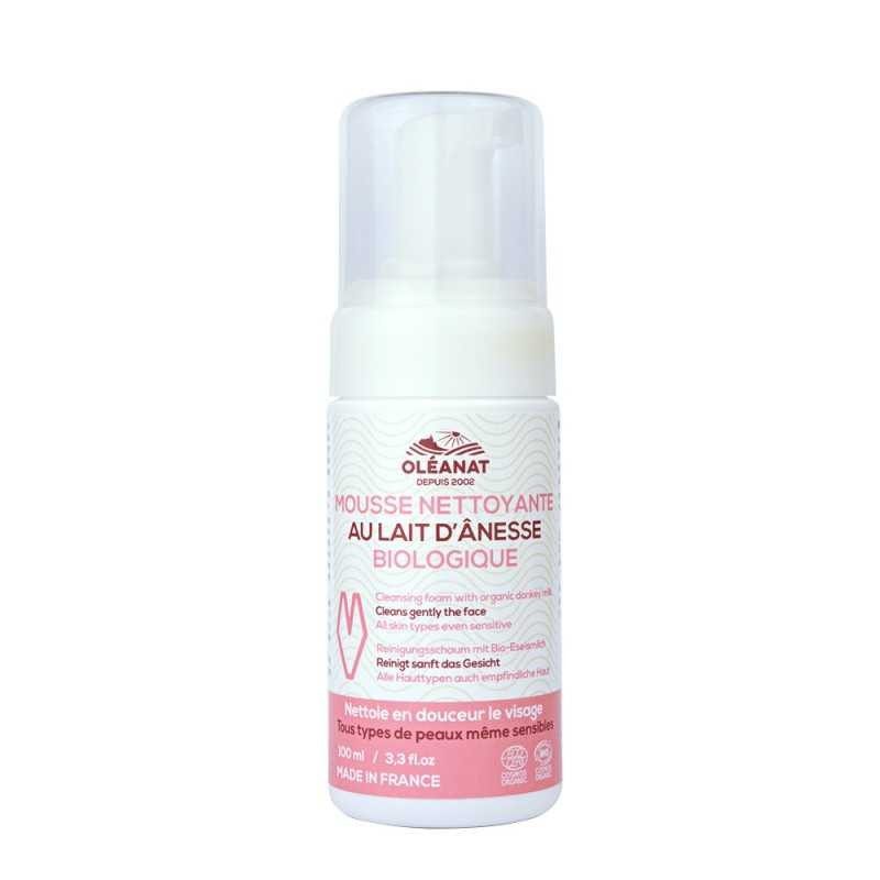 Organic donkey milk cleansing foam - 100ml Organic donkey milk cleansing foam - 100ml
