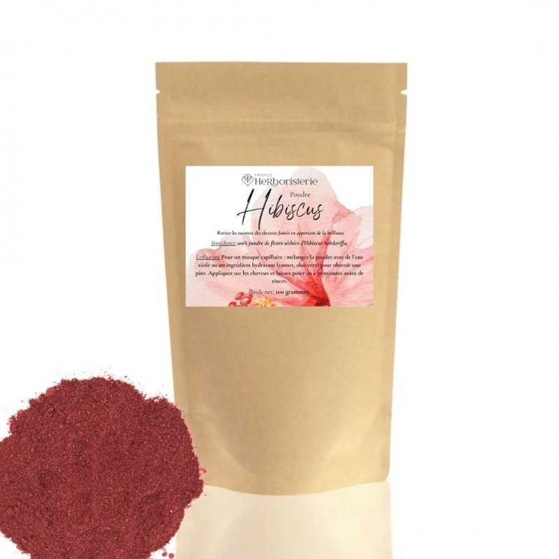 HIBISCUS Ayurvedic powder - Bag of 100 grams HIBISCUS Ayurvedic powder - Bag of 100 grams