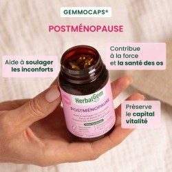 Perimenopause - 30 GEMMOCAPS - Saldo hormonal, flashes calientes, oscilaciones de humor - Herbalgem