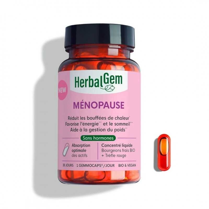 Menopause - 30 GEMMOCAPS - Hot flashes, sleep, weight - Herbalgem