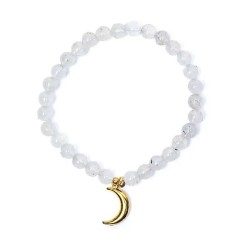 Elastic bracelet Moonstone - Moon Breloc