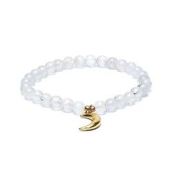 Elastic bracelet Moonstone - Moon Breloc