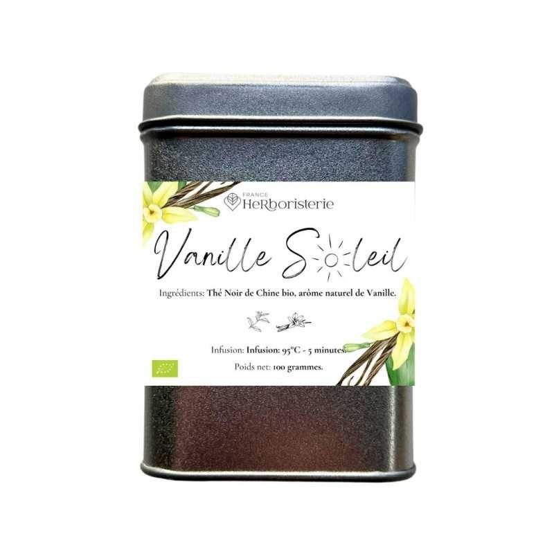 Sun Vanilla - Black tea - Metal box 100 grams Sun Vanilla - Black tea - Metal box 100 grams