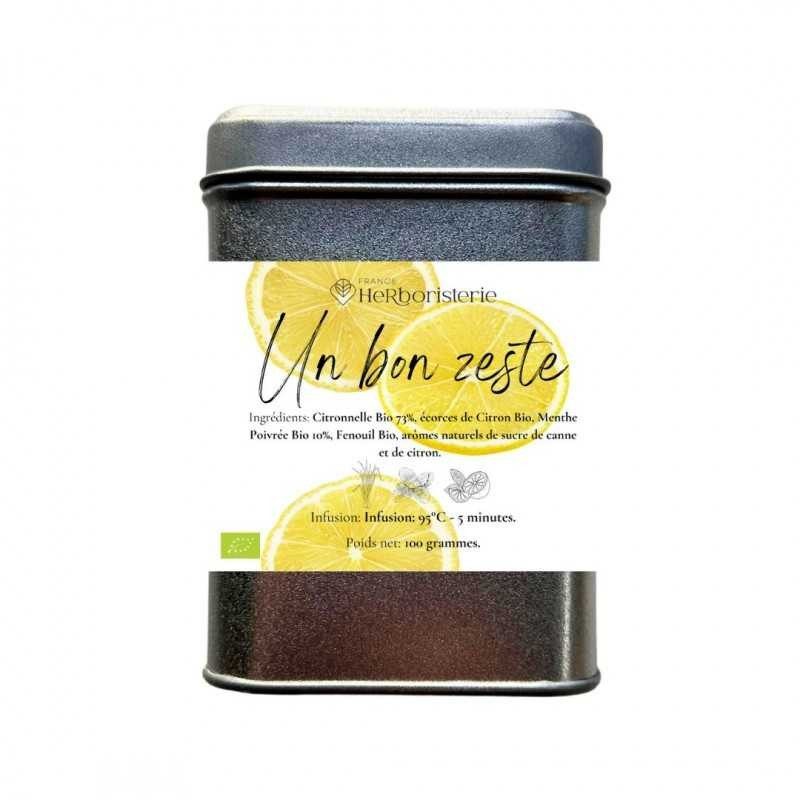 A Bon Zeste - Organic flavored infusion - Box 100 grams A Bon Zeste - Organic flavored infusion - Box 100 grams