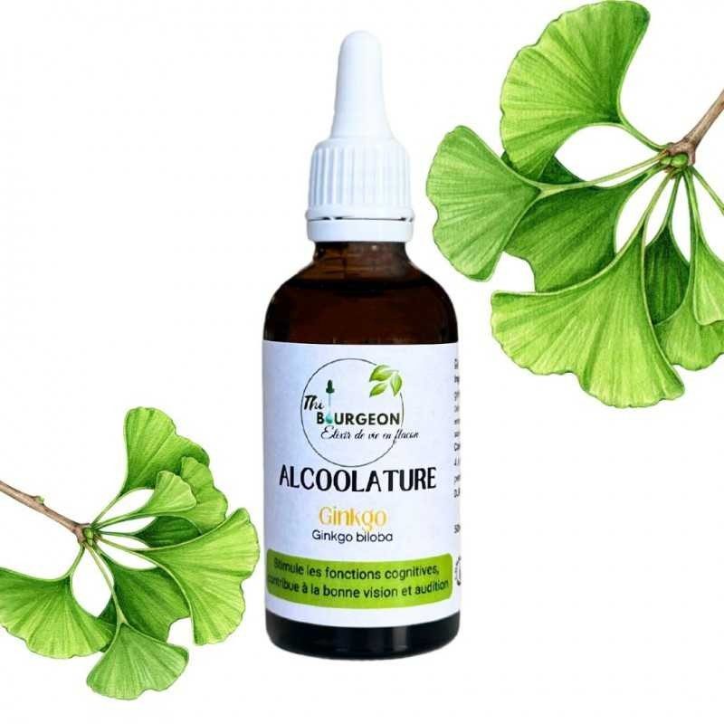 Ginkgo alcoholature - Ginkgo biloba - 50ml bottle Ginkgo alcoholature - Ginkgo biloba - 50ml bottle