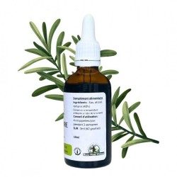 Alcohólico Rosemary - Rosmarinus officinalis - 50 ml botella