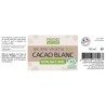 Beurre végétal de CACAO BLANC BIO