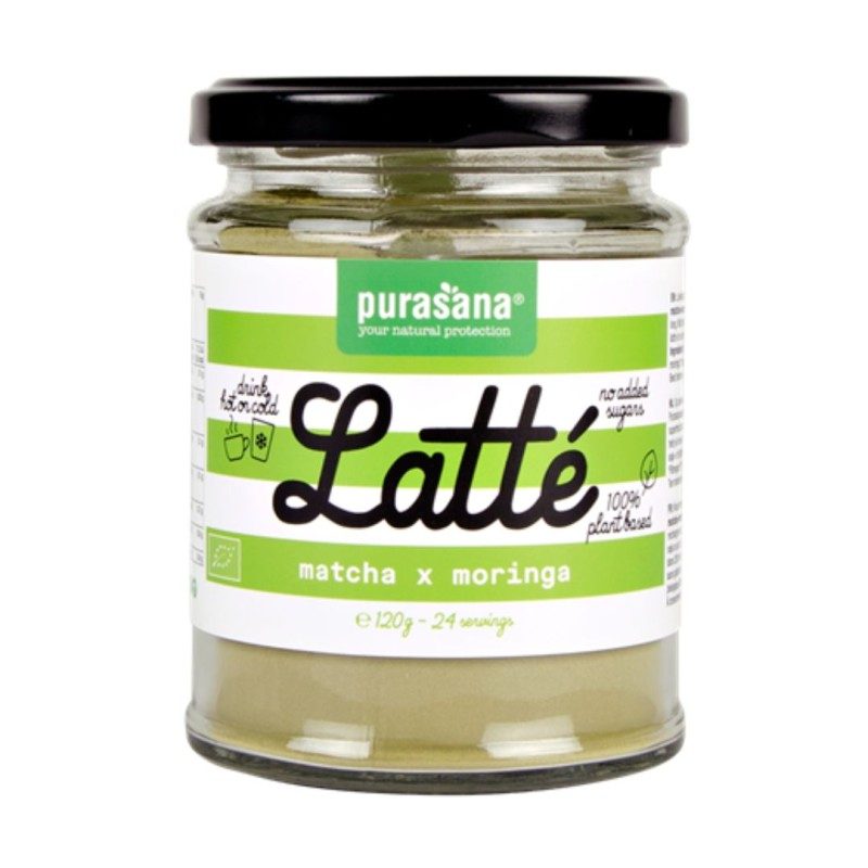 Latté Matcha Moringa - 120 grammes - Purasana