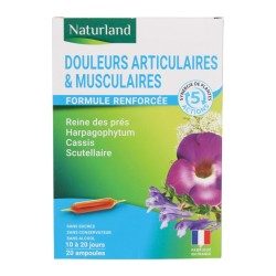 Pflanzenampullen Harpagophytum+Schwarze Johannisbeere+Brennnessel+Weiße Salweide. - France Herboristerie