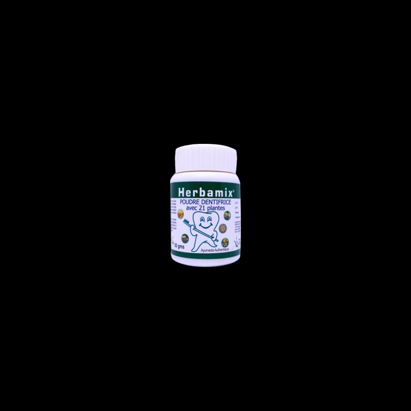 Dentifrice en Poudre Herbamix 21 plantes ayurvédiques - 50 grammes