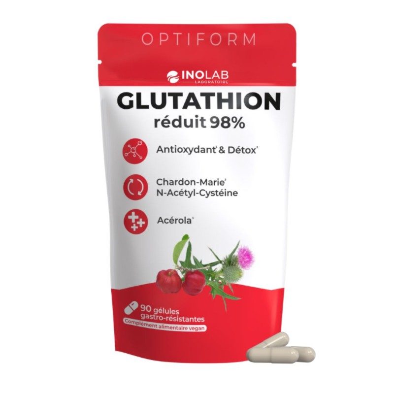Optiform - Glutathion Réduit 98% - 90 gélules