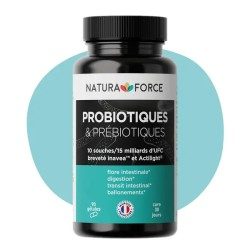 PROBIOTIQUES & PRÉBIOTIQUES - 90 gélules Cure de 30 jours