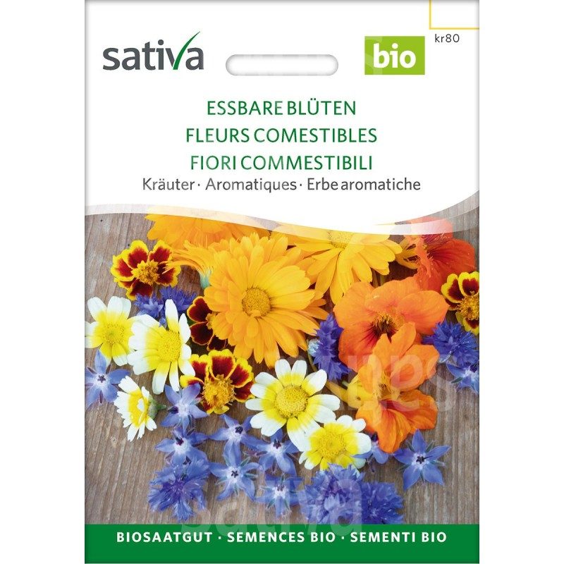 Fleurs comestibles semences BIO