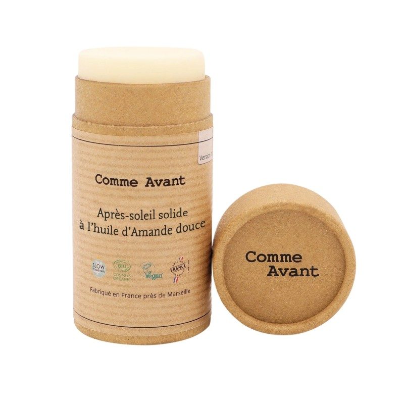 Après-soleil Solide à l’Huile d’Amande Douce stick de 70g – Comme Avant