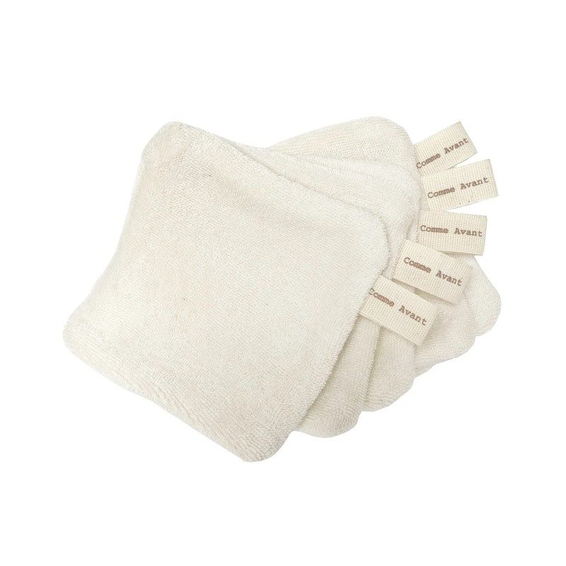 Lingettes lavables en coton bio – Lot de 5