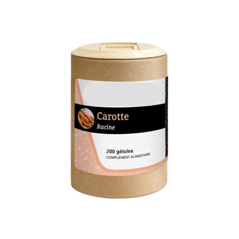 Gélules de Carotte - 200 gélules dosées à 310mg