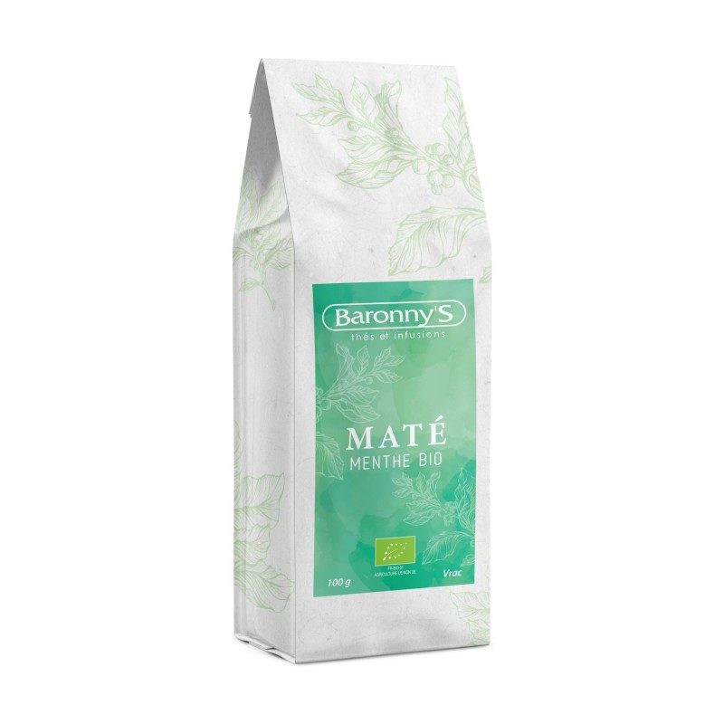 Maté Menthe BIO – Boisson énergisante naturelle & rafraîchissante - Barronny's