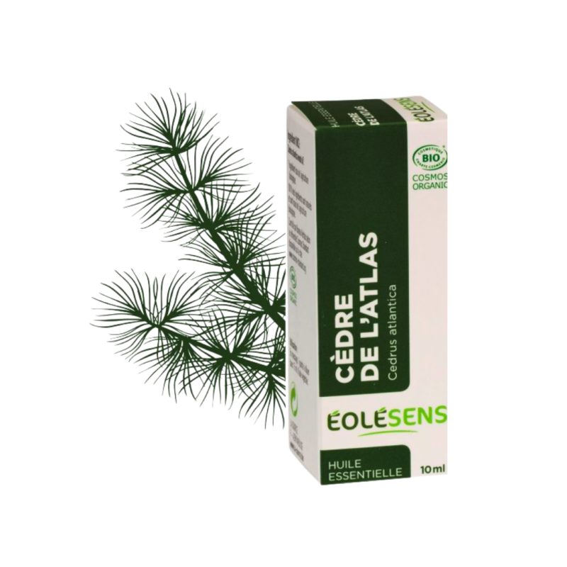 Huile Essentielle Bio de Cèdre de l’Atlas – 100 % pure & naturelle – 10 ml