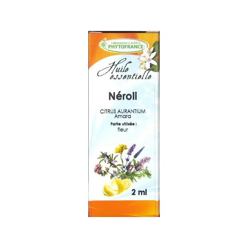 Huile essentielle de Néroli (Fleur d'Oranger) BIO - 2ml - Phytofrance
