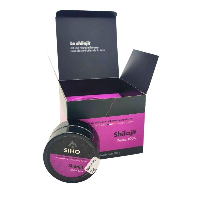 Résine de Shilajit Pure 100 % – SIHO | Complément Naturel Ultra-Concentré