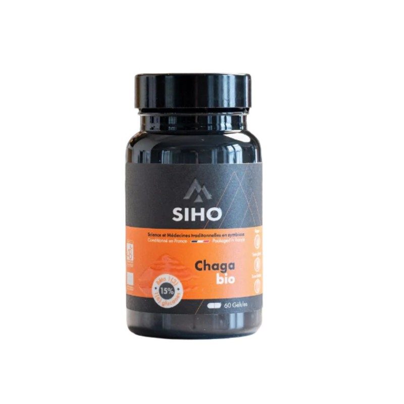 Chaga Bio hautement dosé | Antioxydant naturel & immunité – SIHO