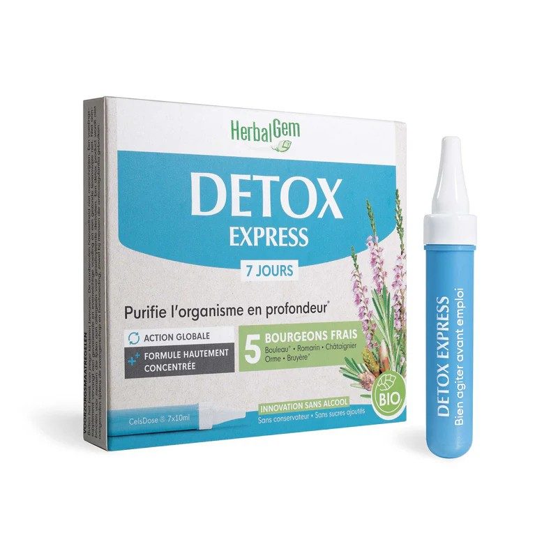 Détox Express – Cure 7 jours aux bourgeons bio | Sans alcool | Élimination des toxines Détox Express – Cure 7 jours aux bourgeons bio | Sans alcool | Élimination des toxines